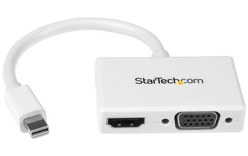 StarTech.com Adaptateur audio / vidéo de voyage - Convertisseur 2-en-1 Mini Disp