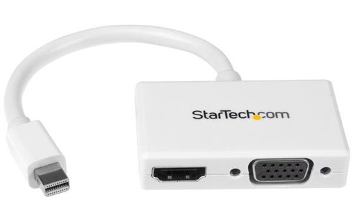 StarTech.com Adaptateur audio / vidéo de voyage - Convertisseur 2-en-1 Mini Disp