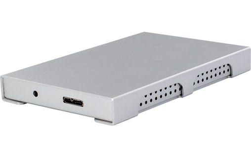 Boîtier disque dur 2,5" Storeva AluSlim Silver U3 SATA vers USB 3.0