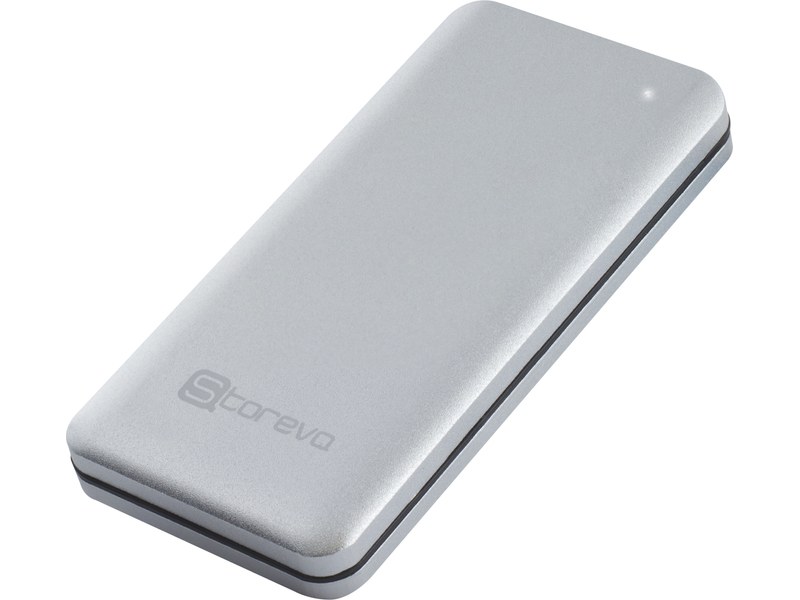 Storeva Klik Blanc 1 To SSD - Boîtier USB 3.0 2,5 sans vis + SSD 1 To -  Disque dur externe - Storeva