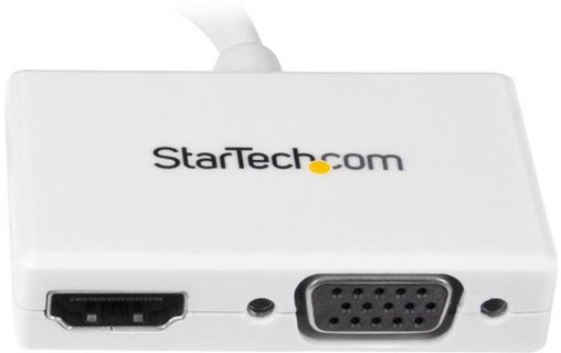 StarTech.com Adaptateur audio / vidéo de voyage - Convertisseur 2-en-1 Mini Disp