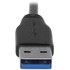 Câble StarTech USB-A vers micro-USB-A coudé 5 Gbit/s - 50 cm - Noir