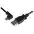 Câble StarTech USB-A vers micro-USB-A coudé (à gauche) USB 2.0 - 1 m - Noir