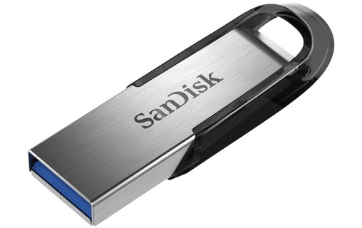 Clé USB SanDisk Ultra Flair 16 Go - Argent - USB 3.2