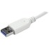 StarTech.com Hub USB 3.0 compact à 7 ports avec câble intégré - Argent