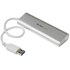 StarTech.com Hub USB 3.0 compact à 4 ports avec câble intégré - Argent