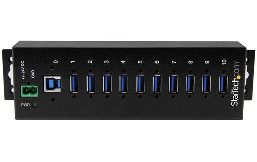 StarTech.com ST1030USBM USB 3.0 (3.1 Gen 1) Type-B 5000Mbit/s Noir hub & concent