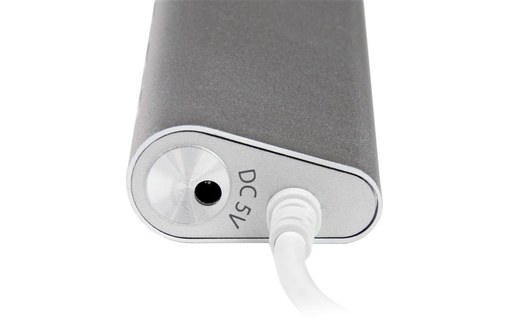 StarTech.com Hub USB 3.0 compact à 7 ports avec câble intégré - Argent