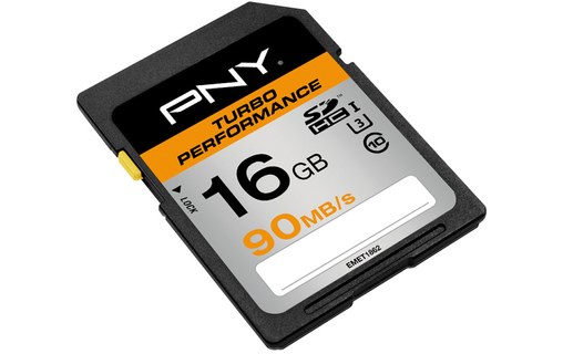 PNY SDHC 16GB Turbo Performance 16Go SDHC UHS-I Class 10 mémoire flash