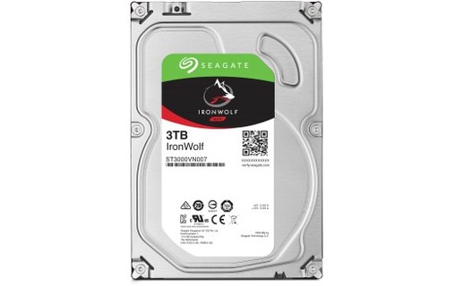 Seagate NAS HDD IronWolf 3TB 3000Go Série ATA III