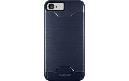 MacAlly KSTAND Bleu - Coque et support pour iPhone 7/ iPhone 8