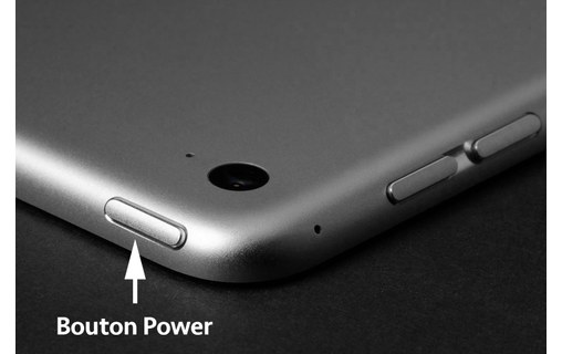 Bouton Power pour iPad Air 2 Gris sidéral