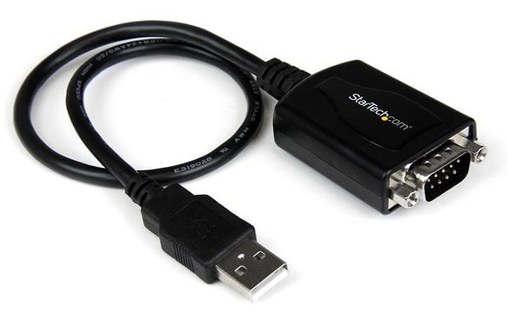 StarTech.com Câble Adaptateur de 30cm USB vers Série DB9 RS232 - Mémorisation de