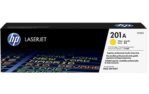 HP 201A Cartouche 1400pages Jaune