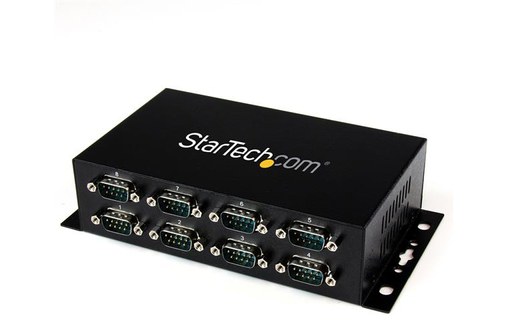 StarTech.com Hub Adaptateur USB vers 8 ports RS232 - Fixation Murale et Rail Din