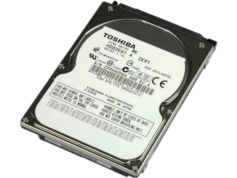 320 Go Toshiba SATA 2,5 5400 tr/min 8 Mo (9,5 mm) MK3276GSX