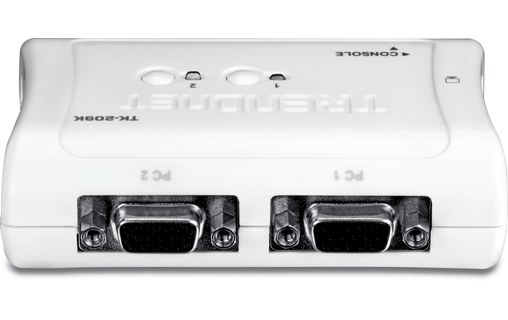 TrendNet TK-209K Blanc Commutateur KVM 2 ports - USB + Audio