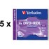 Média DVD+R 8.5Go 8x double couche pack de 5 Verbatim