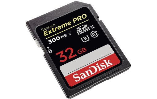 Sandisk Extreme PRO, 32 GB 32Go SDHC UHS-II Class 10 mémoire flash