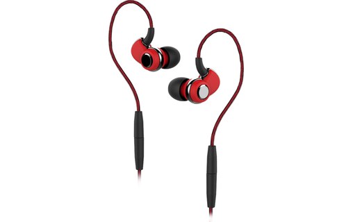 SoundMagic ST30 Rouge/Noir - Écouteurs intra-auriculaires sport IPX4