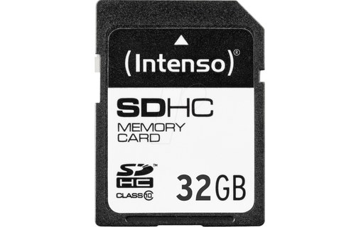 Intenso 32GB SDHC 32Go SDHC Class 10 mémoire flash