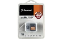 Intenso MicroSDHC 32GB 32Go MicroSDHC Class 4 mémoire flash