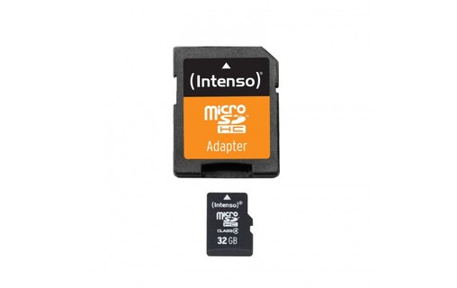 Intenso MicroSDHC 32GB 32Go MicroSDHC Class 4 mémoire flash