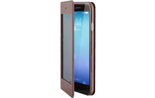 X-Fitted Privacy Protector Marron - Étui à rabat pour iPhone 6 Plus / 6s Plus
