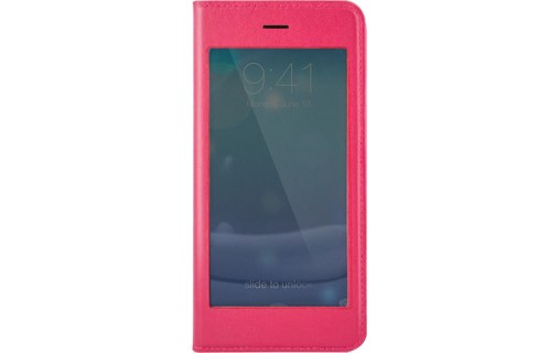 X-Fitted Privacy Protector Pink - Étui à rabat pour iPhone 6 / 6s