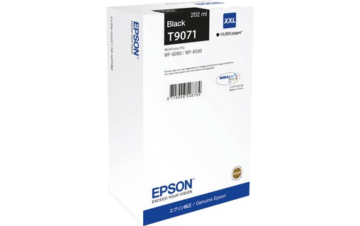 Epson T9071 Noir XXL - Cartouche pour WorkForce Pro WF-6XXX