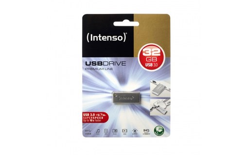 Clé USB Intenso Premium Line 32 Go - Argent - USB 3.2