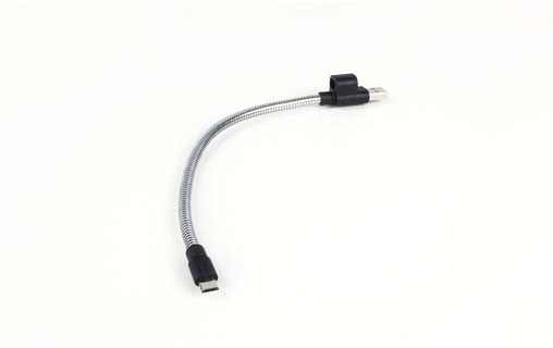 Câble Fuse Chicken USB-A vers micro-USB-A USB 2.0 - 23 cm - Argent