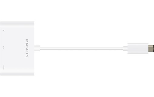 Macally UCVGA - Adaptateur multiports USB-C vers VGA