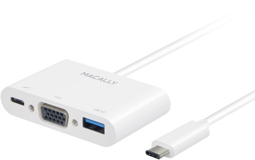Macally UCVGA - Adaptateur multiports USB-C vers VGA