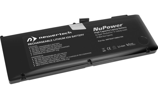NewerTech NuPower - Batterie 85 Wh pour MacBook Pro 15 Unibody mi-2009/mi-2010