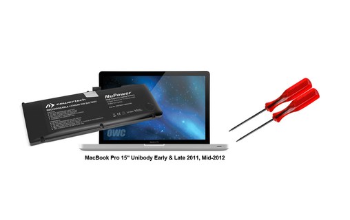 NewerTech NuPower - Batterie 85 Wh pour MacBook Pro 15" Unibody 2011 à mi-2012