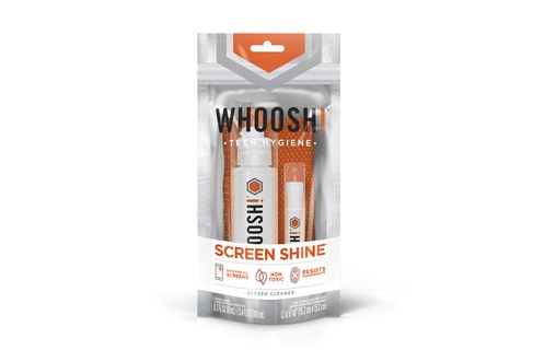 WHOOSH Screen Shine Duo+ - Kit de nettoyage pour appareils mobiles et écrans