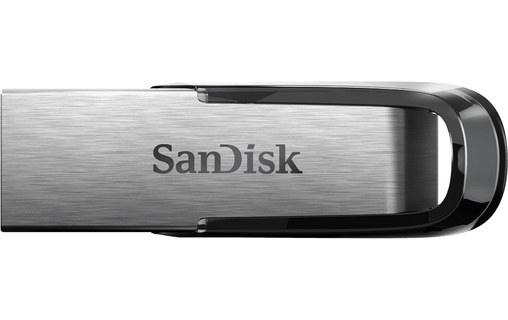 Clé USB SanDisk Ultra Flair 64 Go - Argent, Noir - USB 3.2
