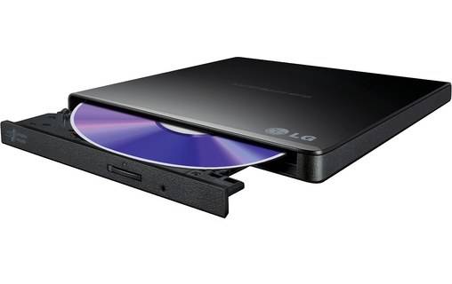 Graveur DVD 8x externe USB Slim - LG GP57EB40 Noir - Graveur externe - LG  Electronics