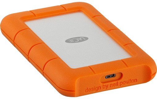 LaCie Rugged Mini 1 To USB-C environ 6.35 cm Portable Disque dur externe pour USB 3.0 2.5 in 