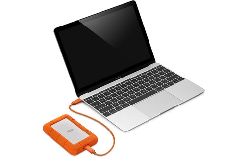 LaCie Rugged USB-C 1 To - Disque dur externe 2,5" USB-C