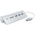 Satechi HUB USB 3.0 en Aluminium et Lecteur de cartes Argent
