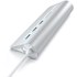 Satechi HUB USB 3.0 en Aluminium et Lecteur de cartes Argent
