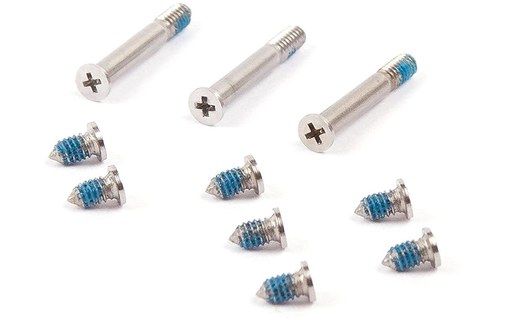 Lots 10 vis pour coque inferieure de MacBook Pro 13'', 15'' et 17''