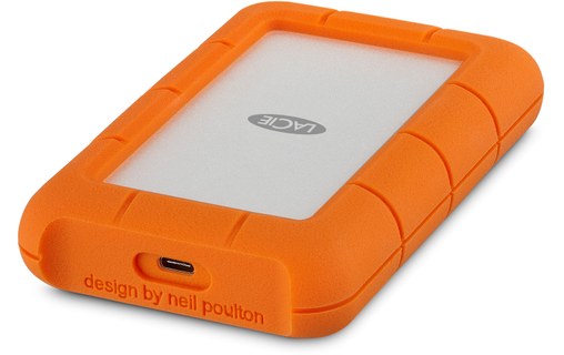 LaCie Rugged USB-C 4 To - Disque dur externe 2,5" USB-C