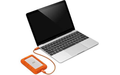 LaCie Rugged USB-C 4 To - Disque dur externe 2,5" USB-C