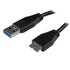 Câble StarTech USB-A vers micro-USB-A 5 Gbit/s - 15 cm - Noir