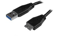Câble StarTech USB-A vers micro-USB-A 5 Gbit/s - 15 cm - Noir