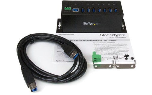 StarTech.com Hub USB 3.0 industriel à 7 ports avec protection contre ESD (DES)