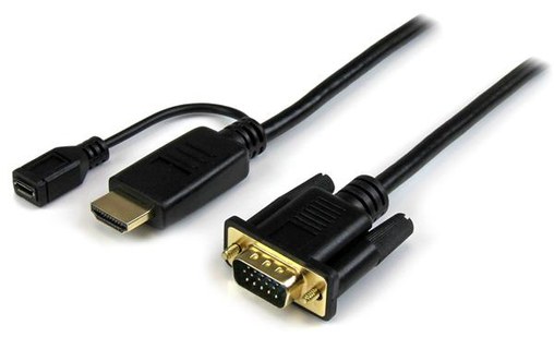 StarTech.com Câble adaptateur HDMI® vers VGA de 1,8m - Convertisseur actif HDMI